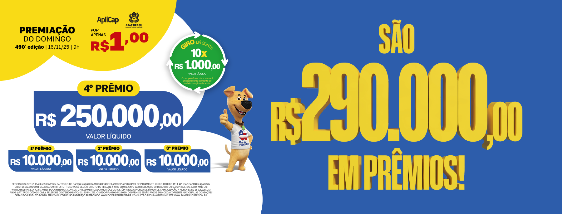 prêmio do bahia da sorte